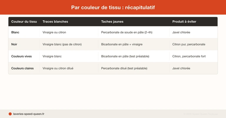 Comment enlever les traces de déodorant et taches jaunes sur les vêtements