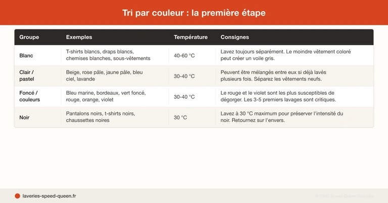 Guia completa para clasificar la ropa por color tejido y temperatura